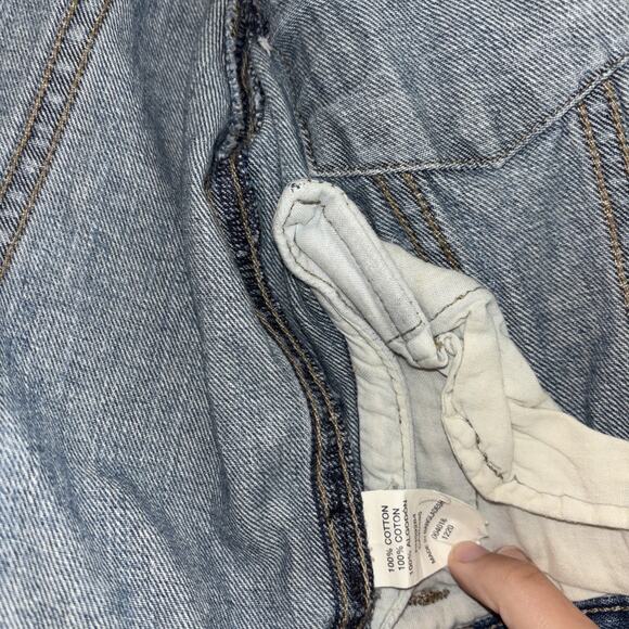 The Place Est 1989 Kids Denim Jacket Blue Button Front Size 4 - Picture 4 of 5